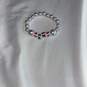 Handmade Bridal or Bestie Bracelets with a Elegant Pop